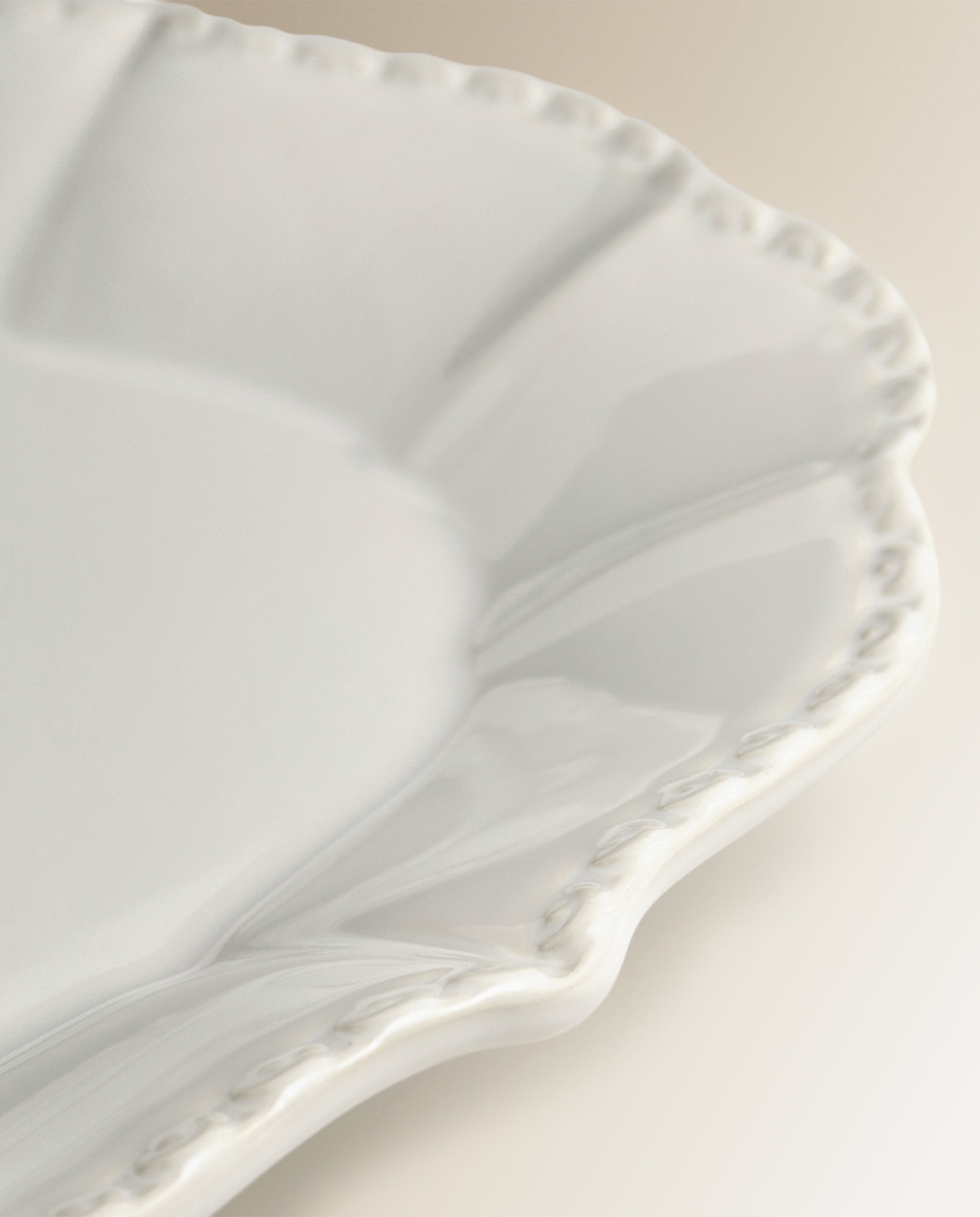 Travessa oval Universal El Corte Inglés Branco-3