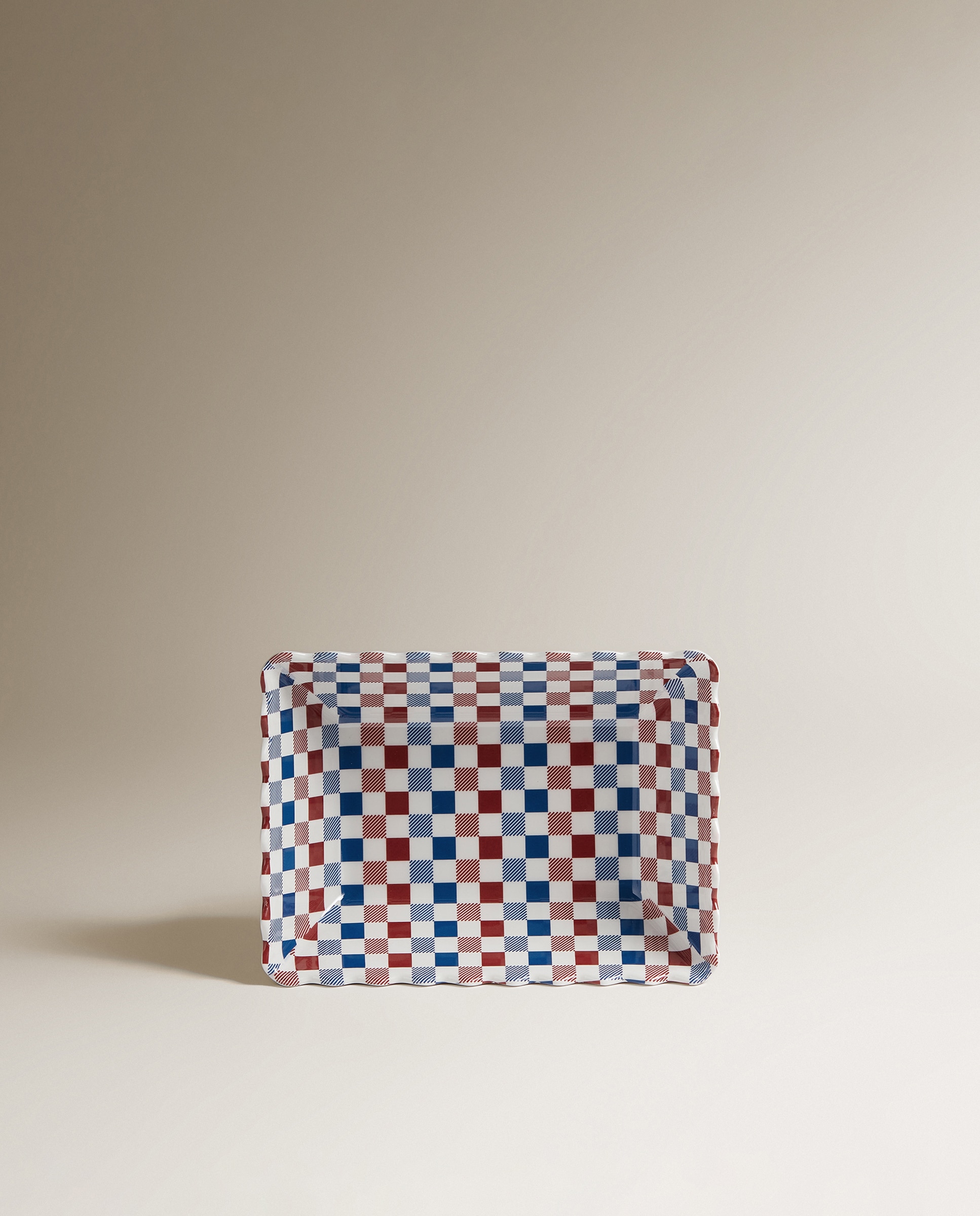 Imagen 0 de Bandeja de melamina Cuadros 4 de julio Basics El Corte Inglés