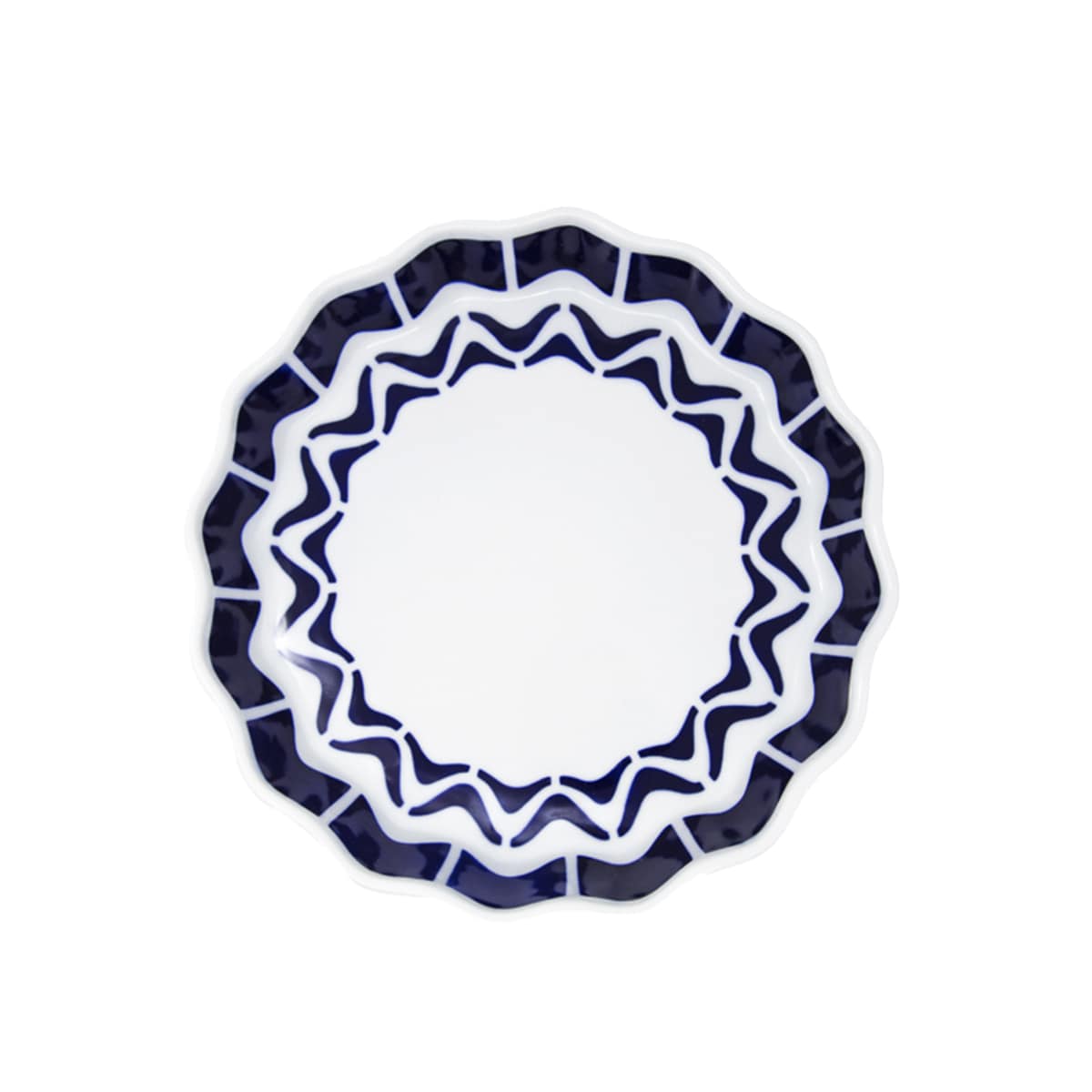 Travessa de Forno Redonda Marbadás Azul-2