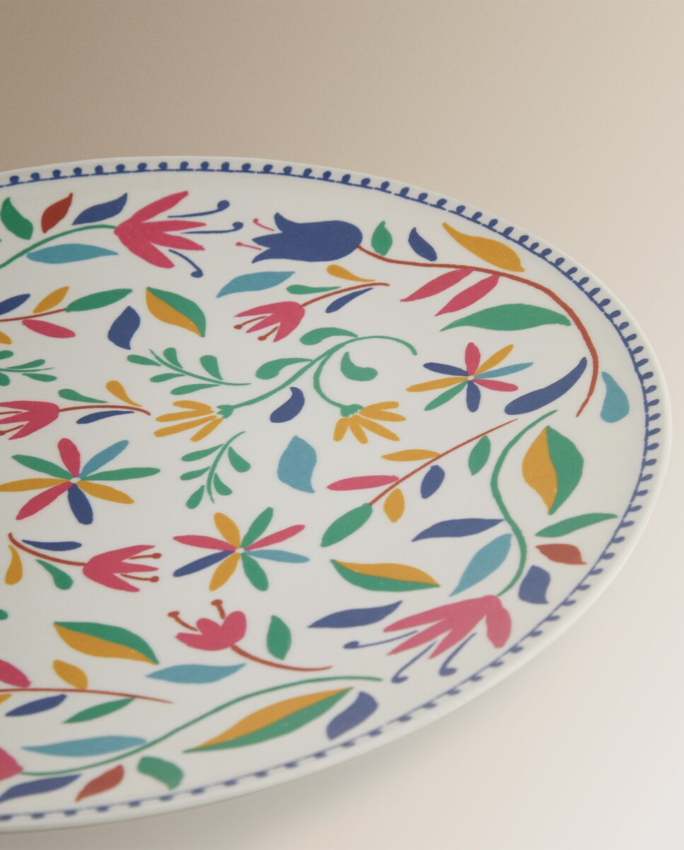 Fuente redonda de melamina Jalisco Basics El Corte Inglés Multicolor-4