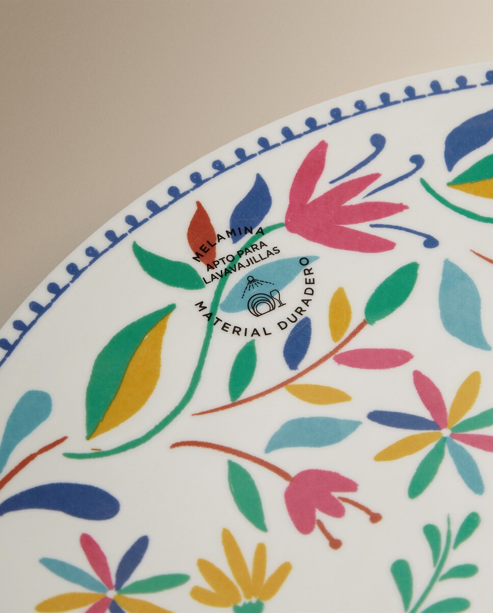 Fuente redonda de melamina Jalisco Basics El Corte Inglés Multicolor-5