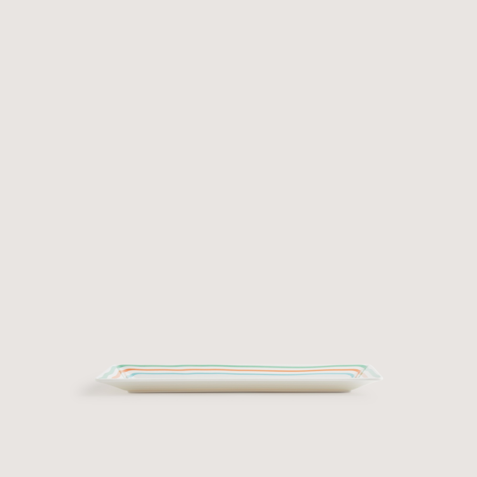 Fuente rectangular grande de melamina Pacífico Basics El Corte Inglés Multicolor-2