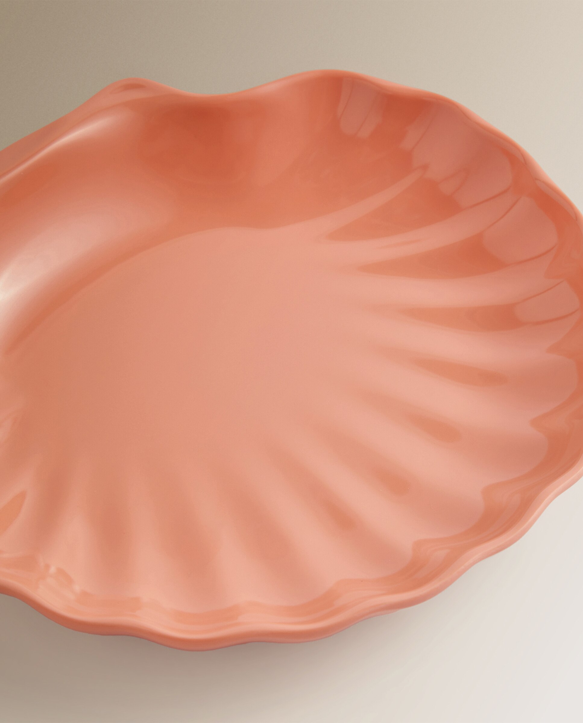 Fuente de melamina Concha Pacífico Basics El Corte Inglés Amarillo-4