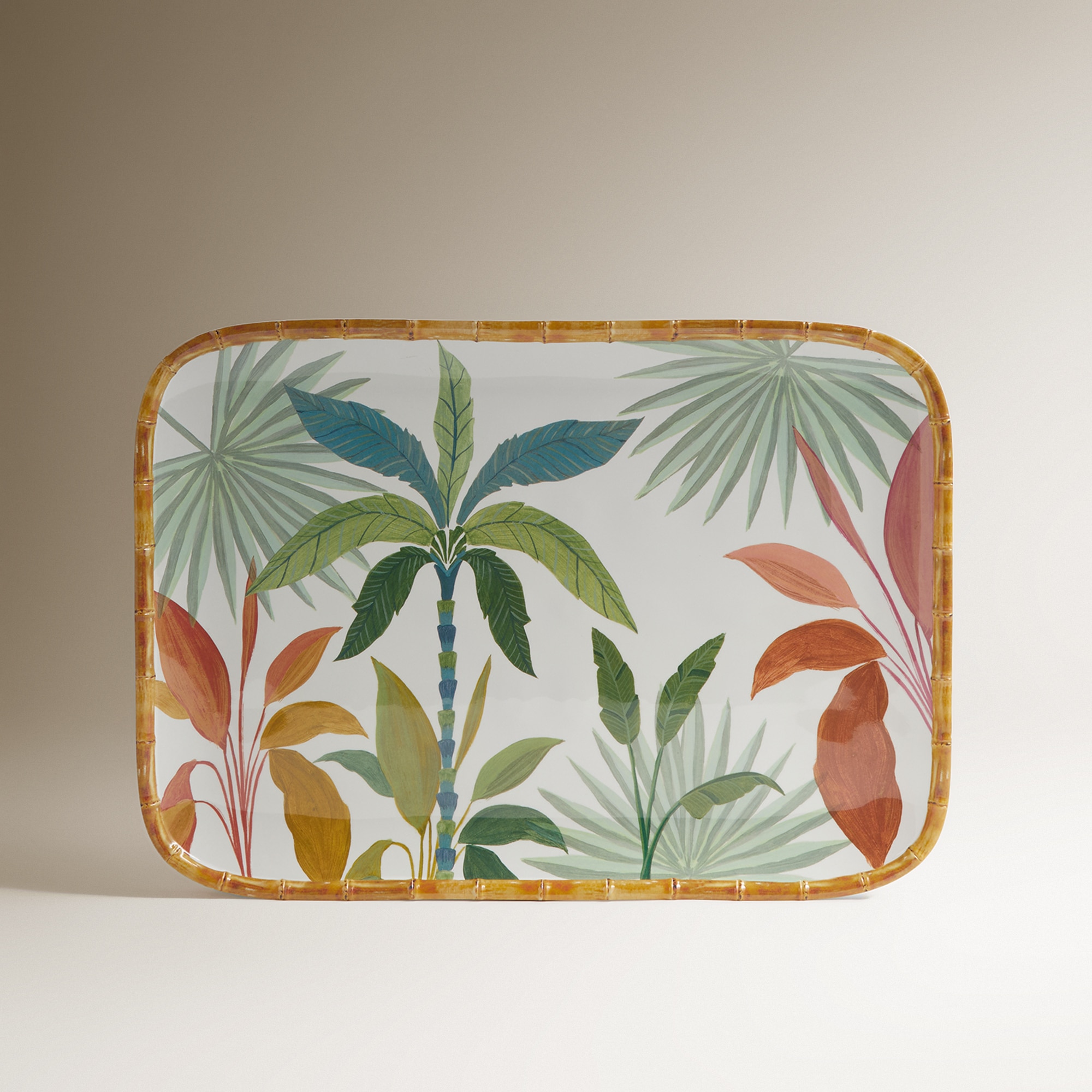 Travessa de Melamina Tropical Amali Multicolor-2