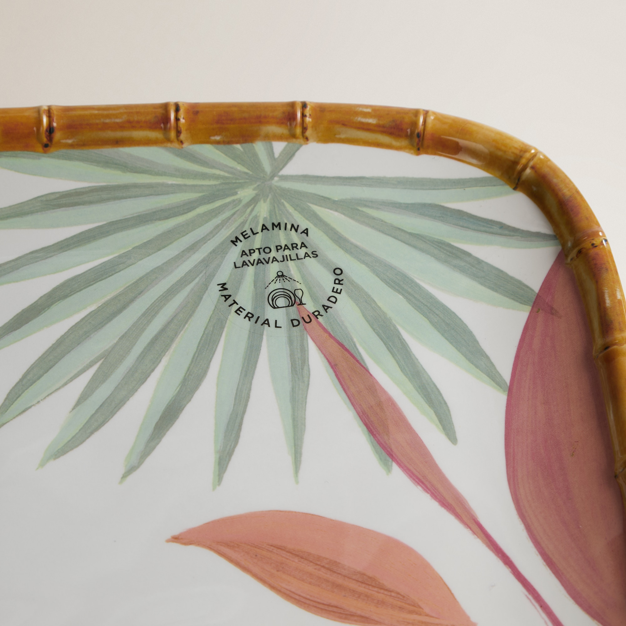 Travessa de Melamina Tropical Amali Multicolor-4