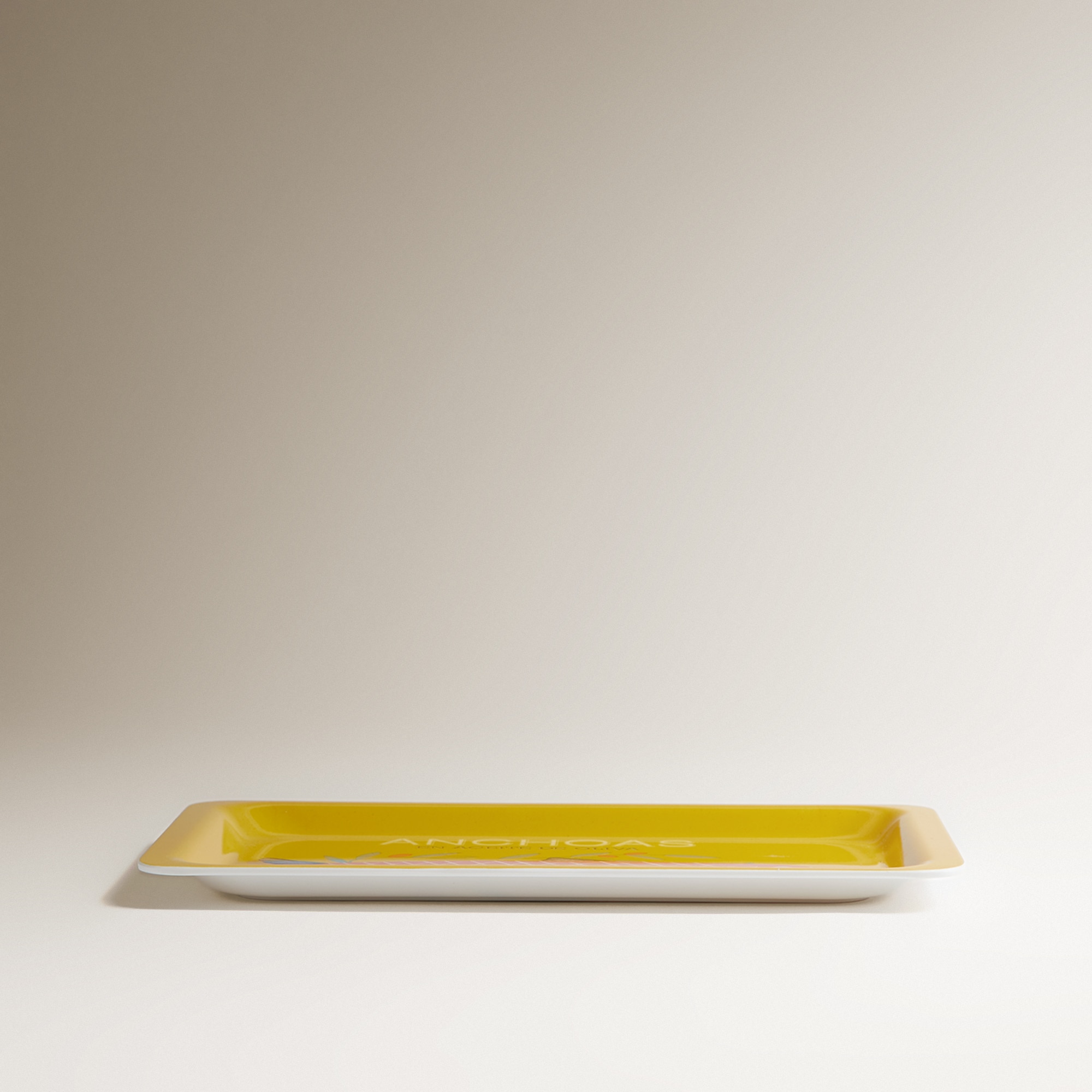 Travessa de Melamina 2 Anchovas Mojácar Amarelo-3