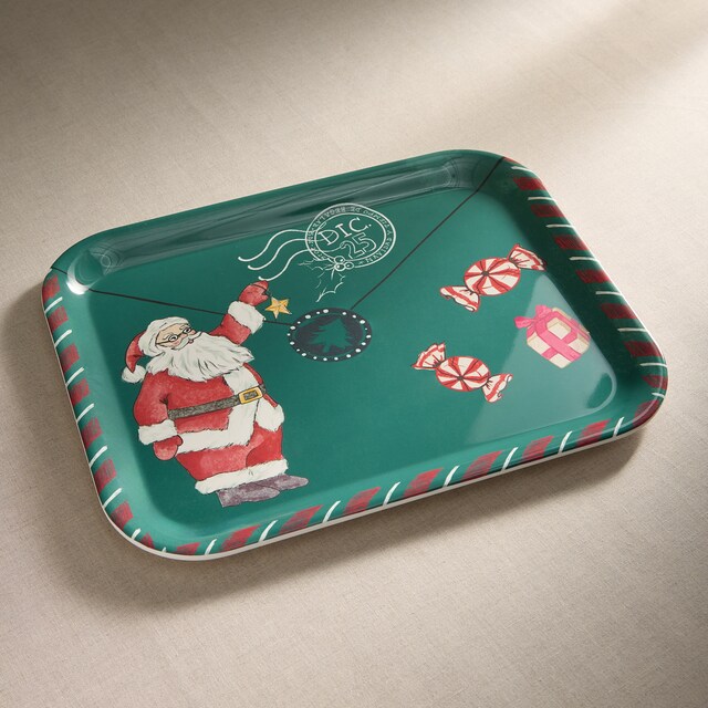 Imagen 0 de Bandeja de melamina Papá Noel Navidad
