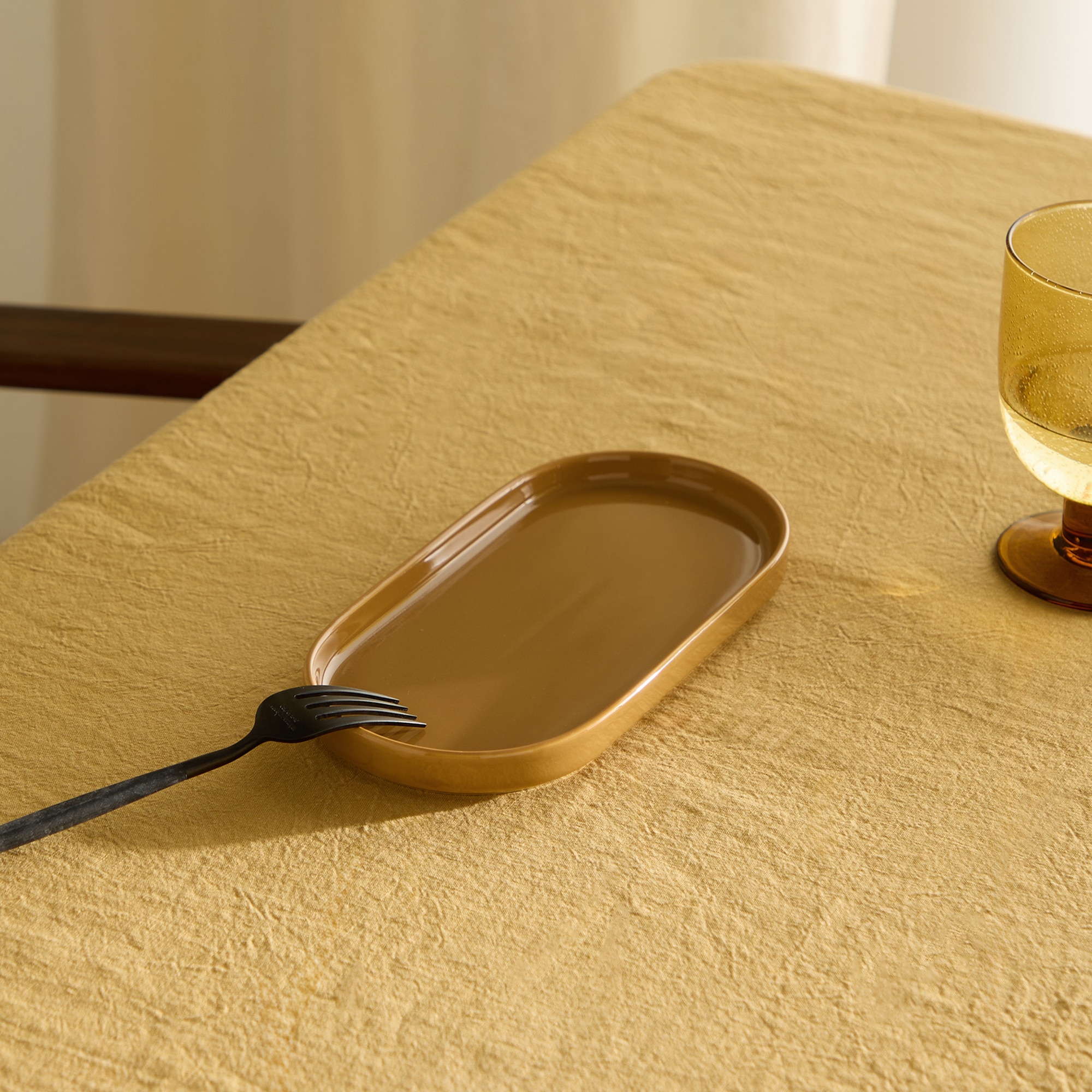 Imagem 0 de Travessa Oval Colours - Amarelo