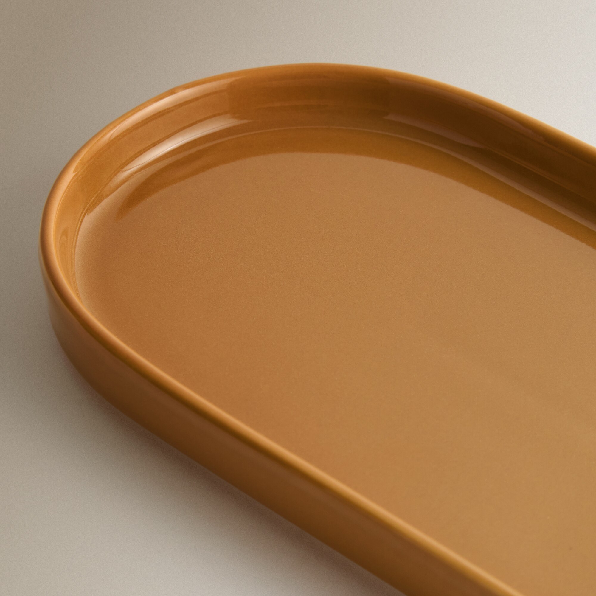Travessa Oval Colours - Amarelo Amarelo-4