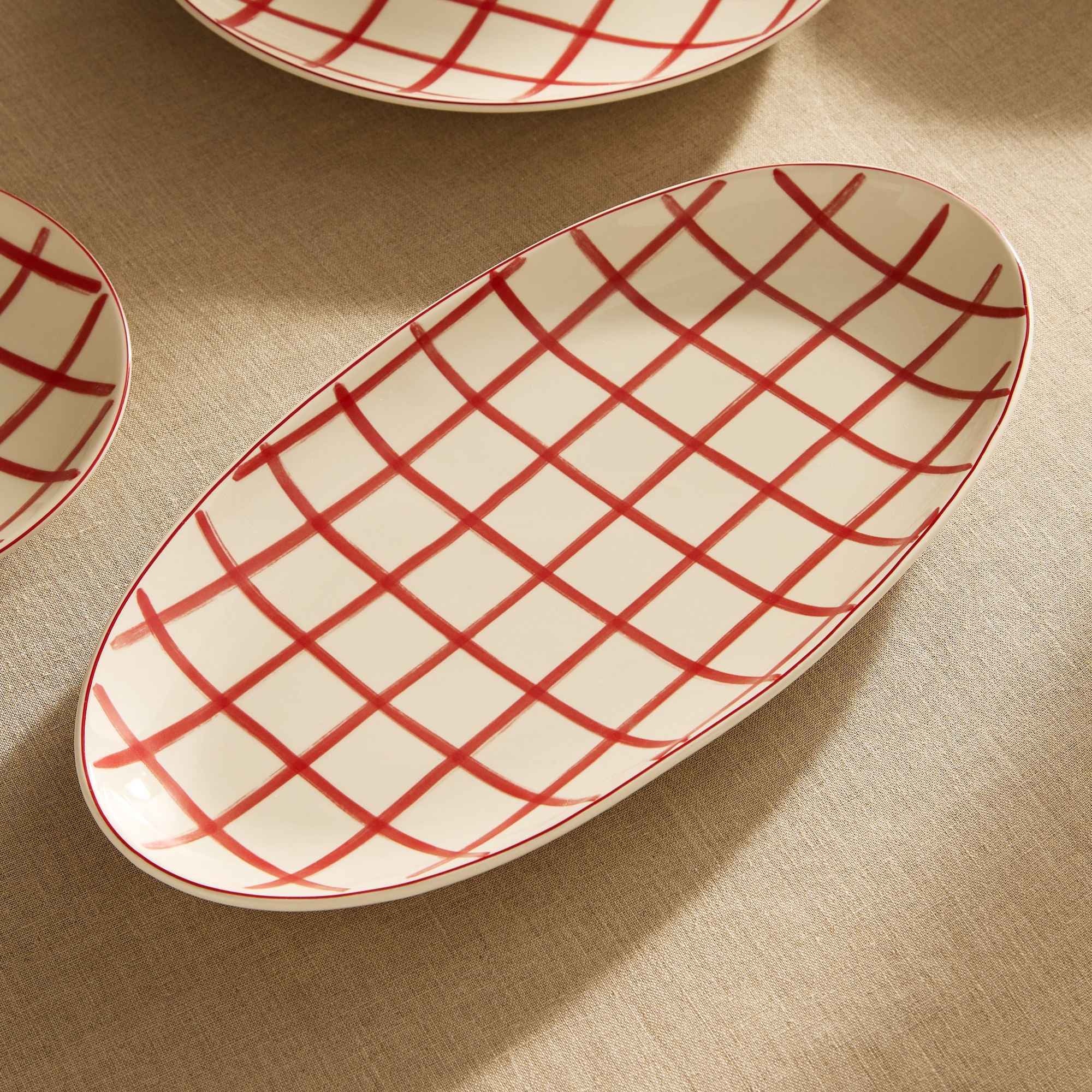 Imagen 0 de Fuente ovalada Higland Navidad