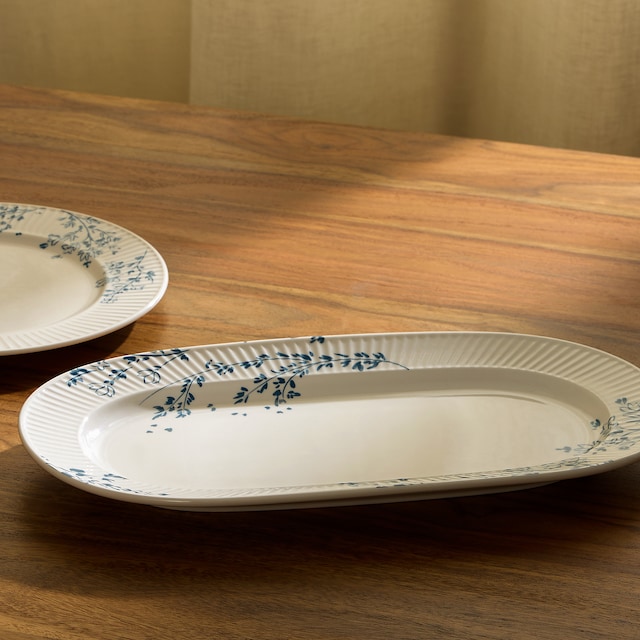 Imagen 0 de Fuente ovalada flores Hampton