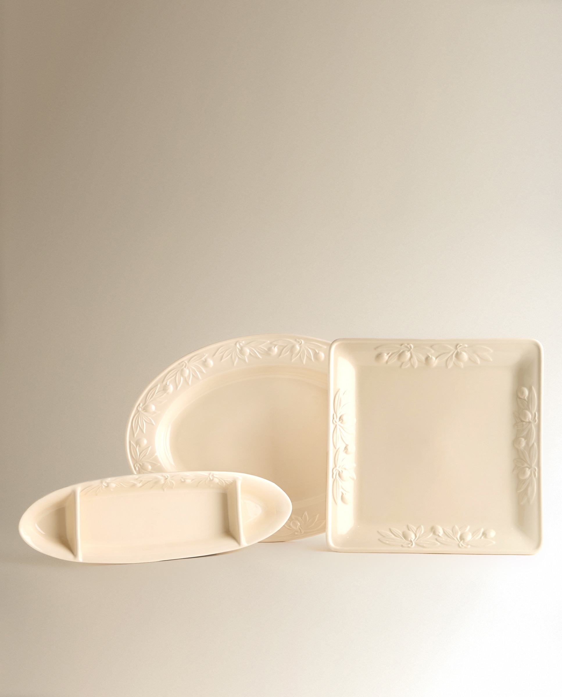 Travessa oval branca Olivo Branco-5