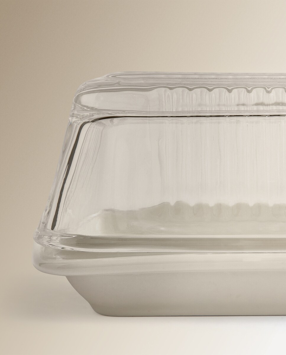 Manteigueira rectangular Oviedo El Corte Inglés Branco-5