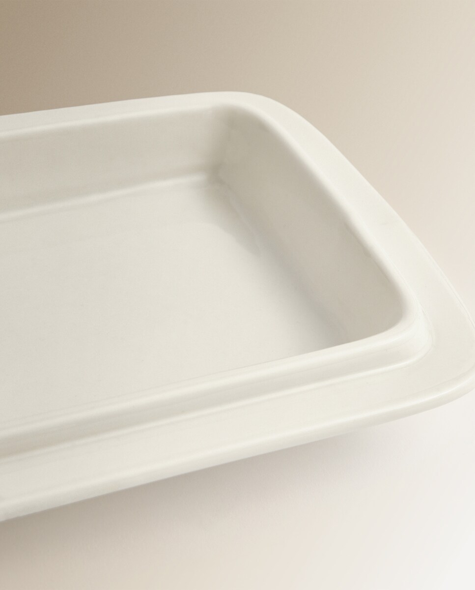 Manteigueira rectangular Oviedo El Corte Inglés Branco-6