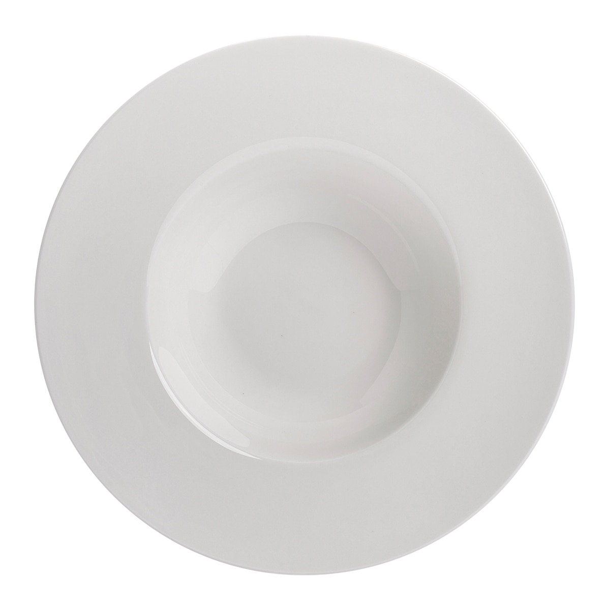 Prato de massa Bone China Essential El Corte Inglés Branco-1