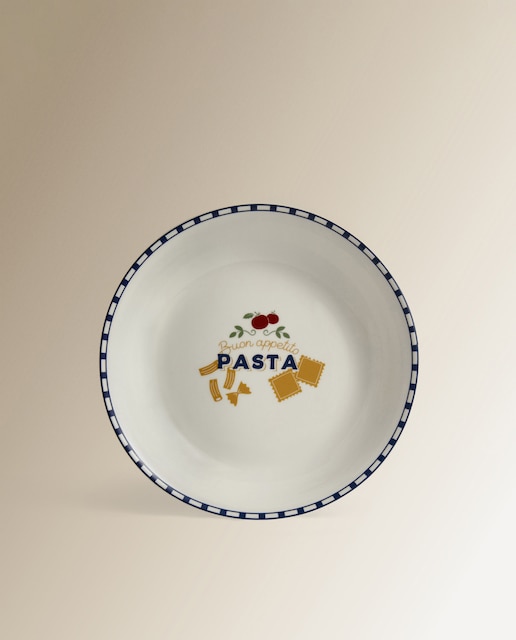 Imagen 0 de Plato llano para pasta Sicilia Basics El Corte Inglés