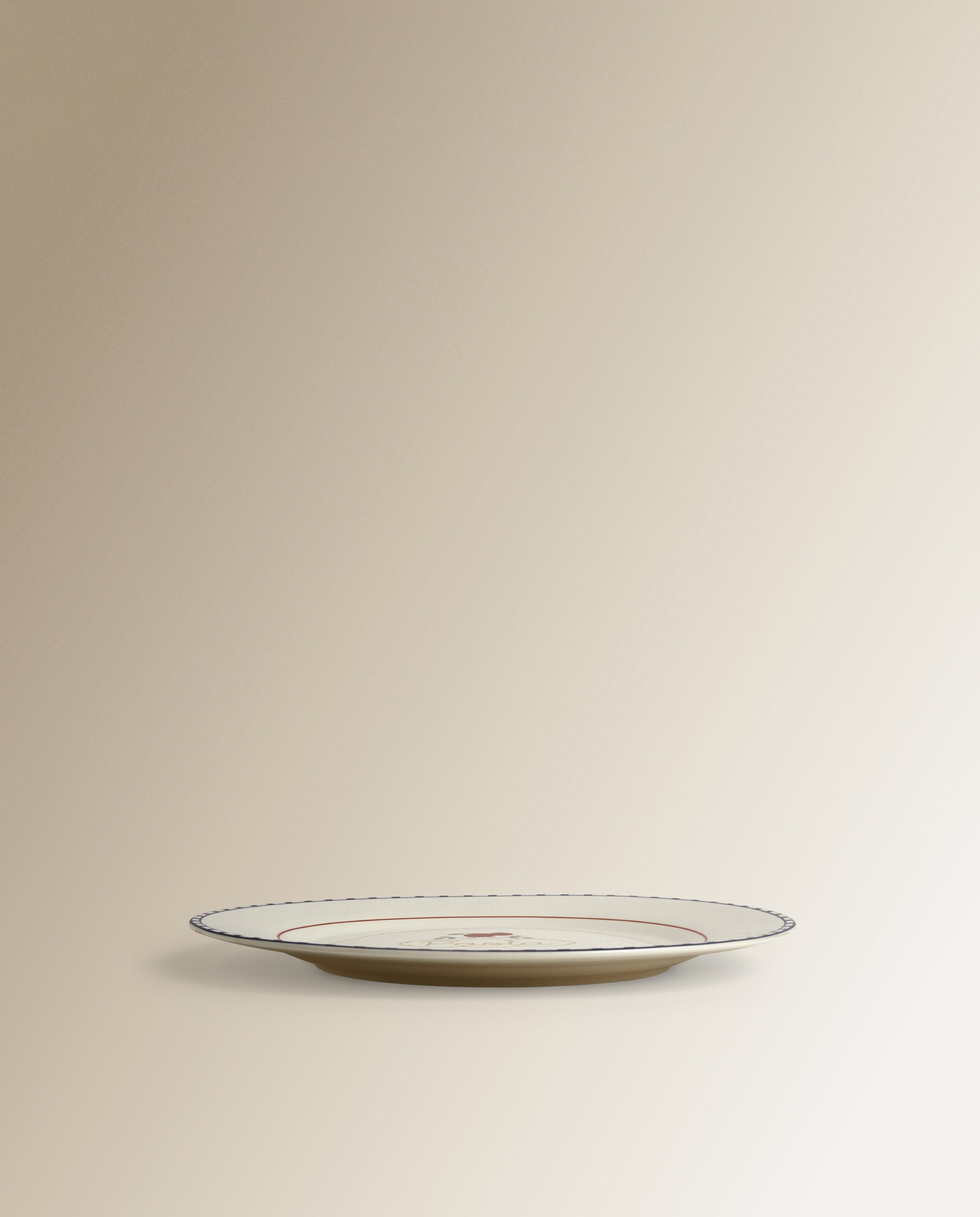 Plato llano para pasta Sicilia Basics El Corte Inglés Blanco-2