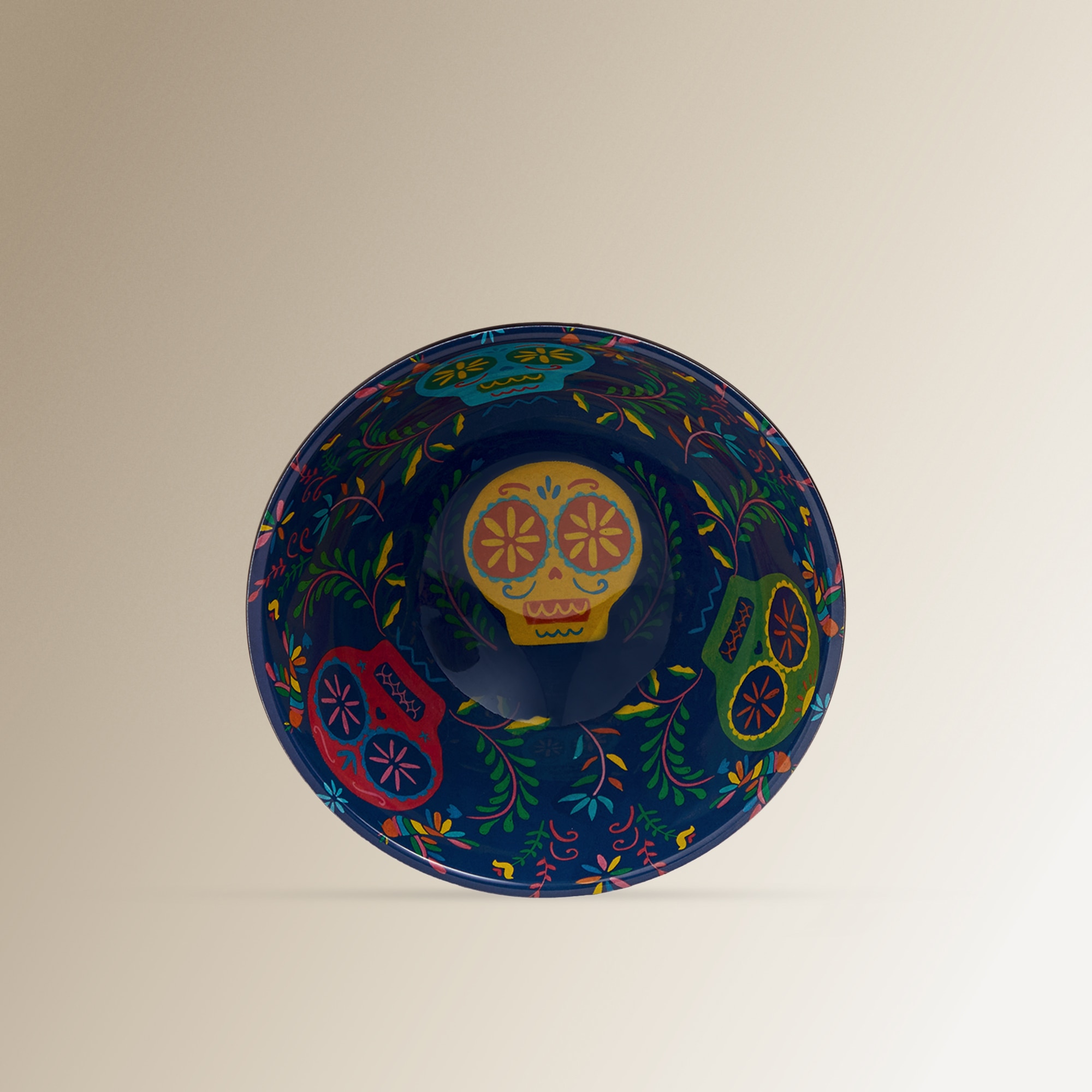 Bowl de melamina Catrinas Jalisco Basics El Corte Inglés Azul marino-2