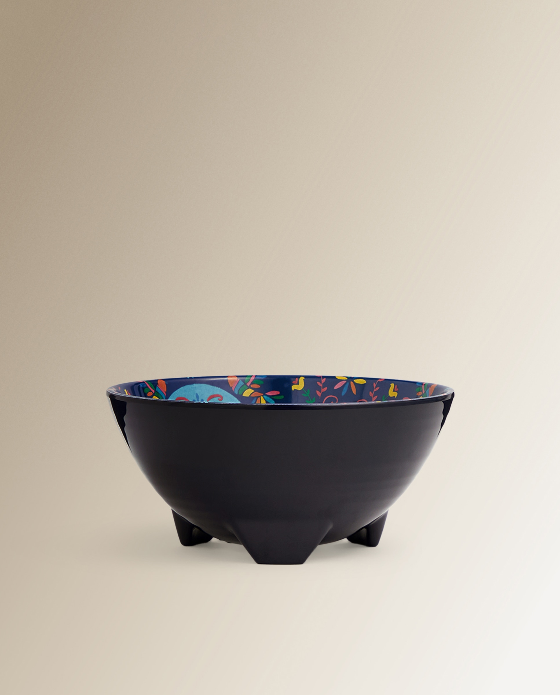 Bowl de melamina Catrinas Jalisco Basics El Corte Inglés Azul marino-3