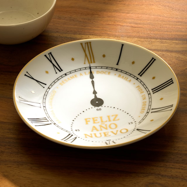 Imagen 0 de Plato de postre Reloj Navidad