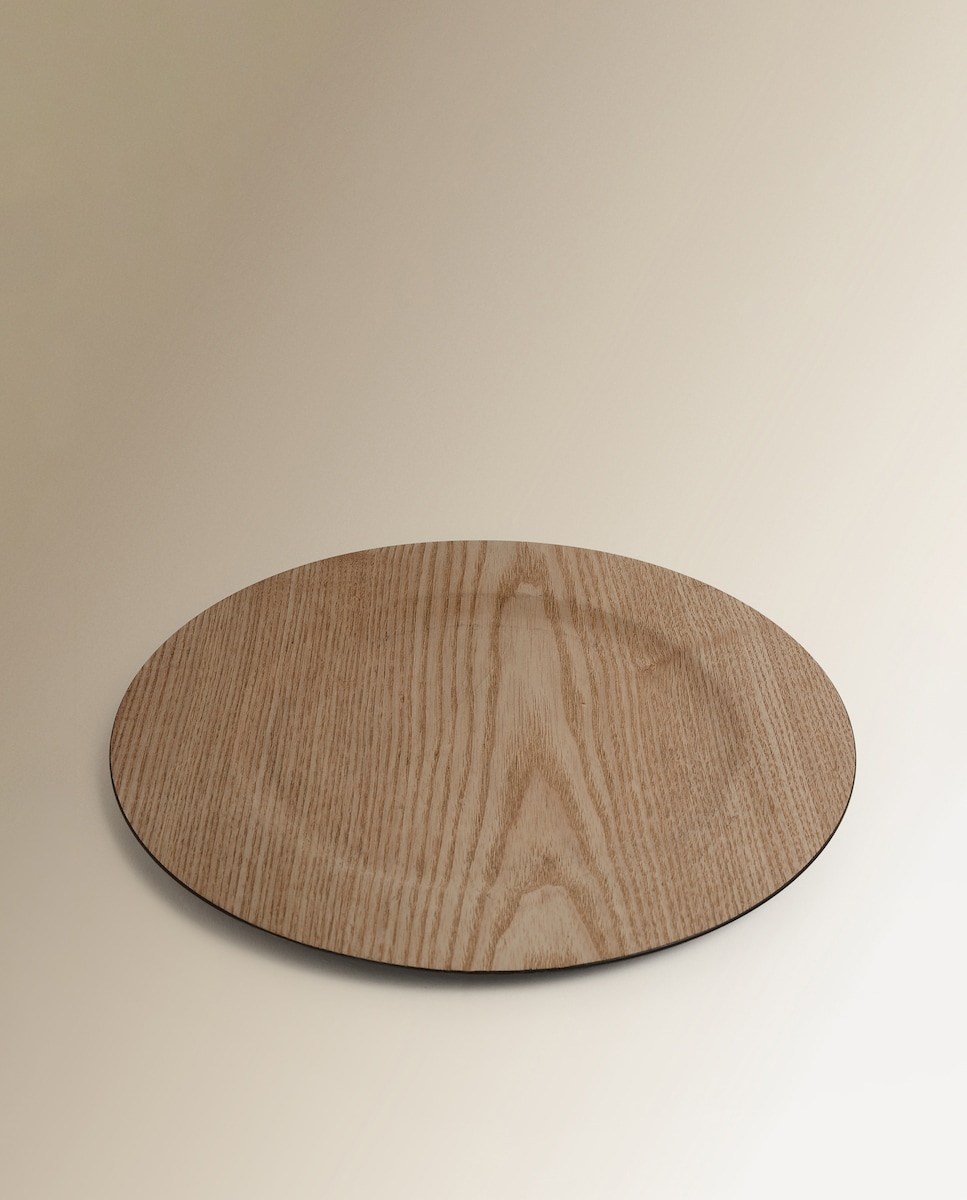 Bajoplato de madera Gattaca El Corte Inglés Madera-3