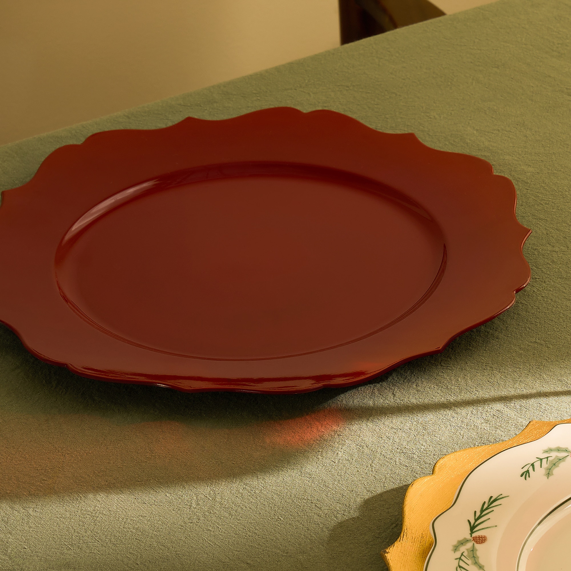 Imagen 0 de Bajo plato Florencia Navidad Basics El Corte Inglés