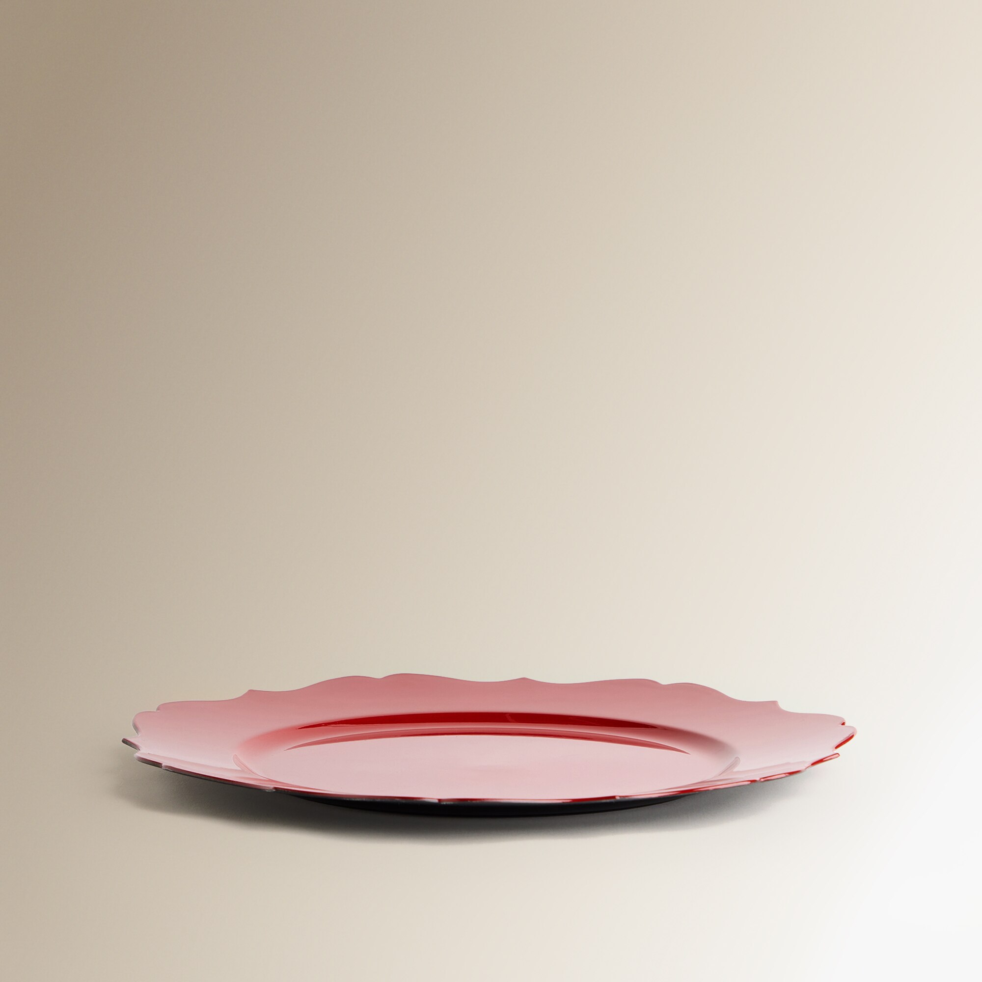 Bajo plato Florencia Navidad Basics El Corte Inglés Rojo-3