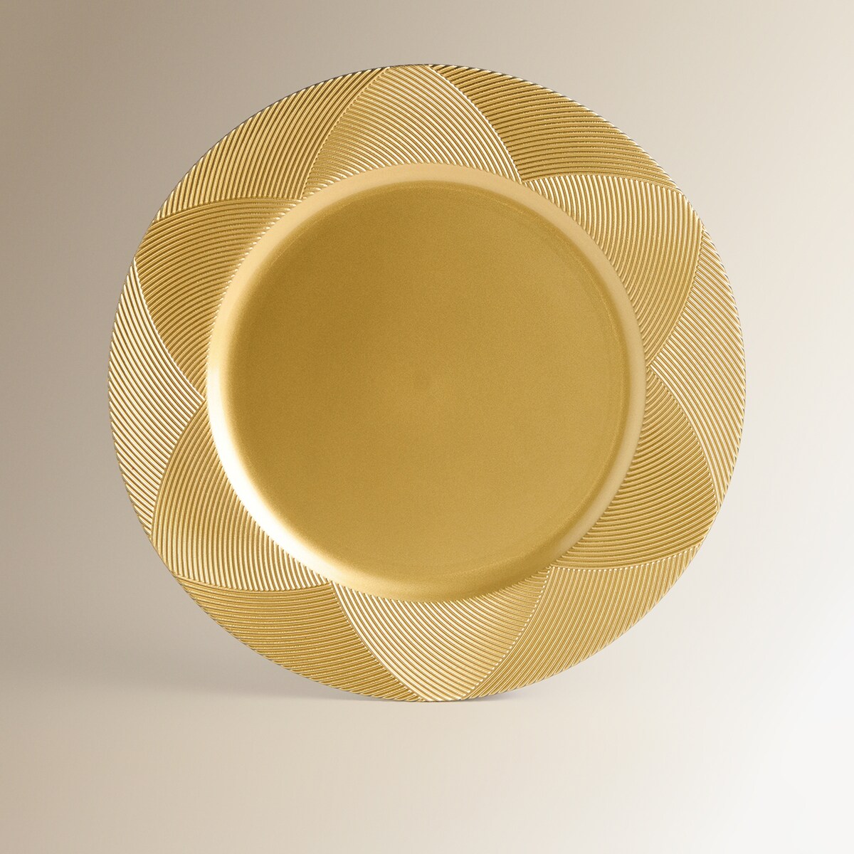 Bajoplato Leaf Navidad Dorado-2