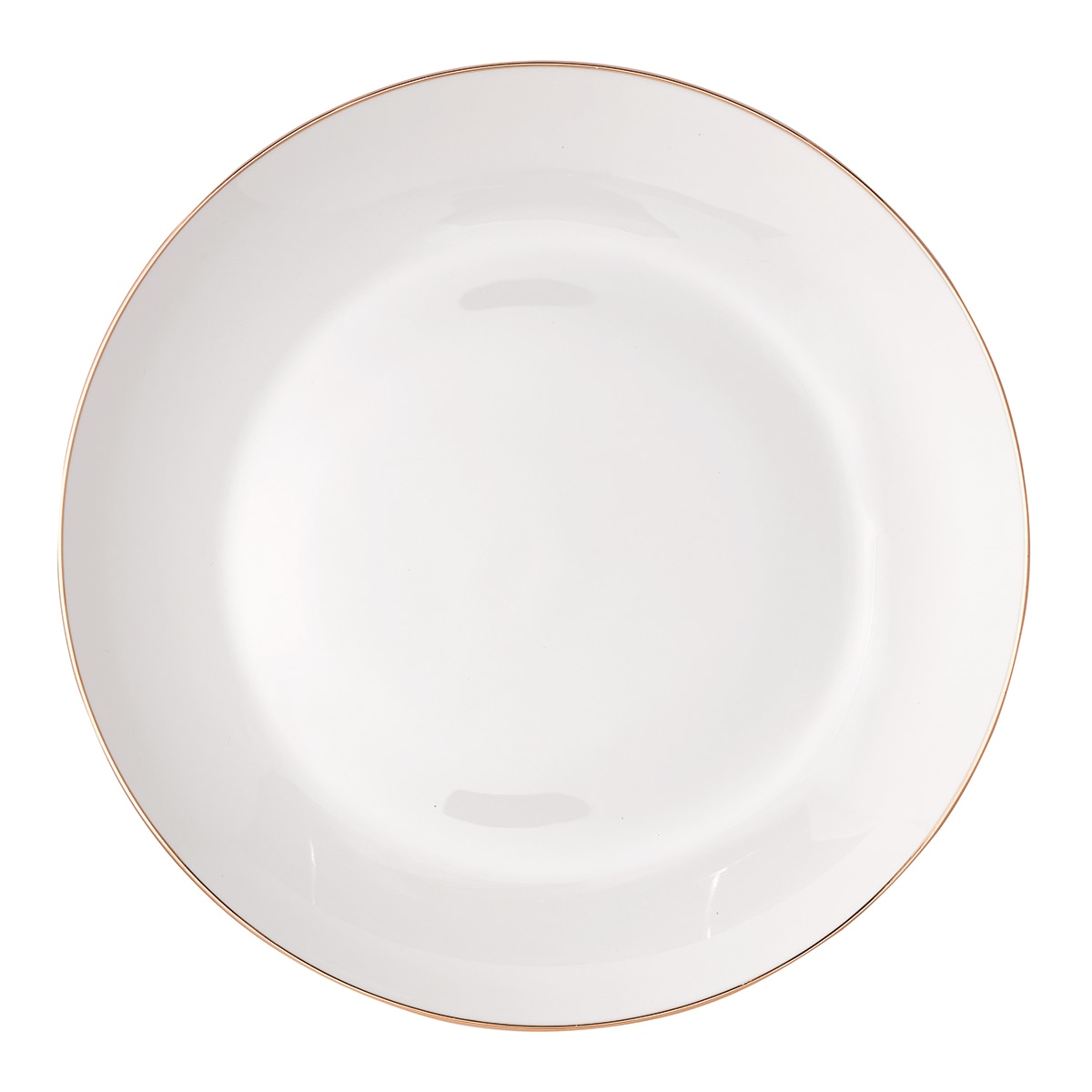 Imagem 0 de Prato raso Bone China Fio Dourado El Corte Inglés