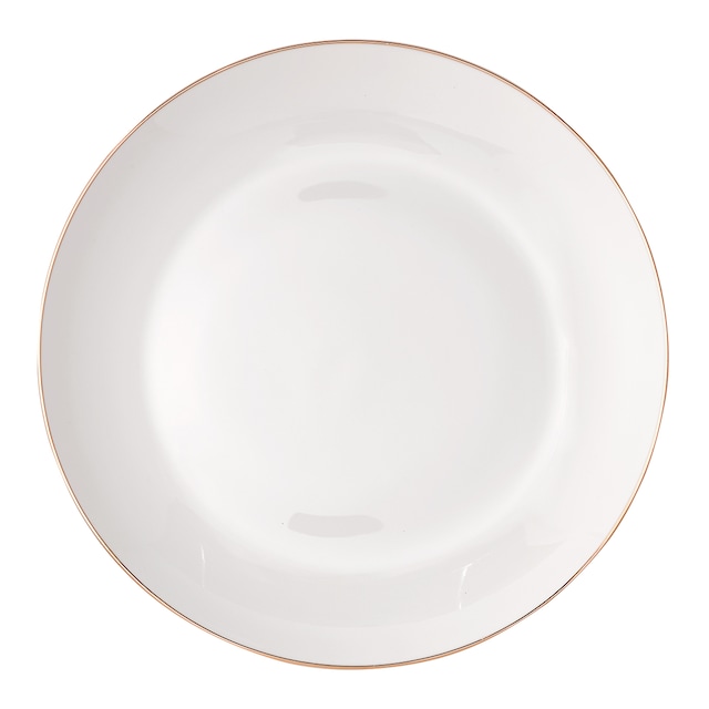 Imagem 0 de Prato raso Bone China Fio Dourado El Corte Inglés