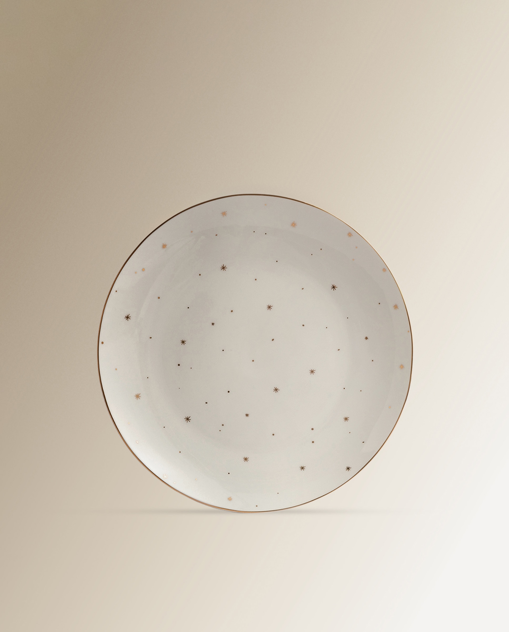 Prato Raso Estrelas Natal Branco-1