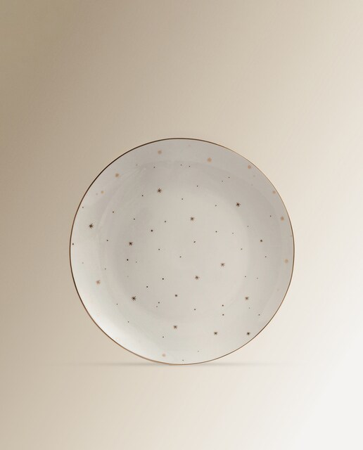 Imagem 0 de Prato Raso Estrelas Natal