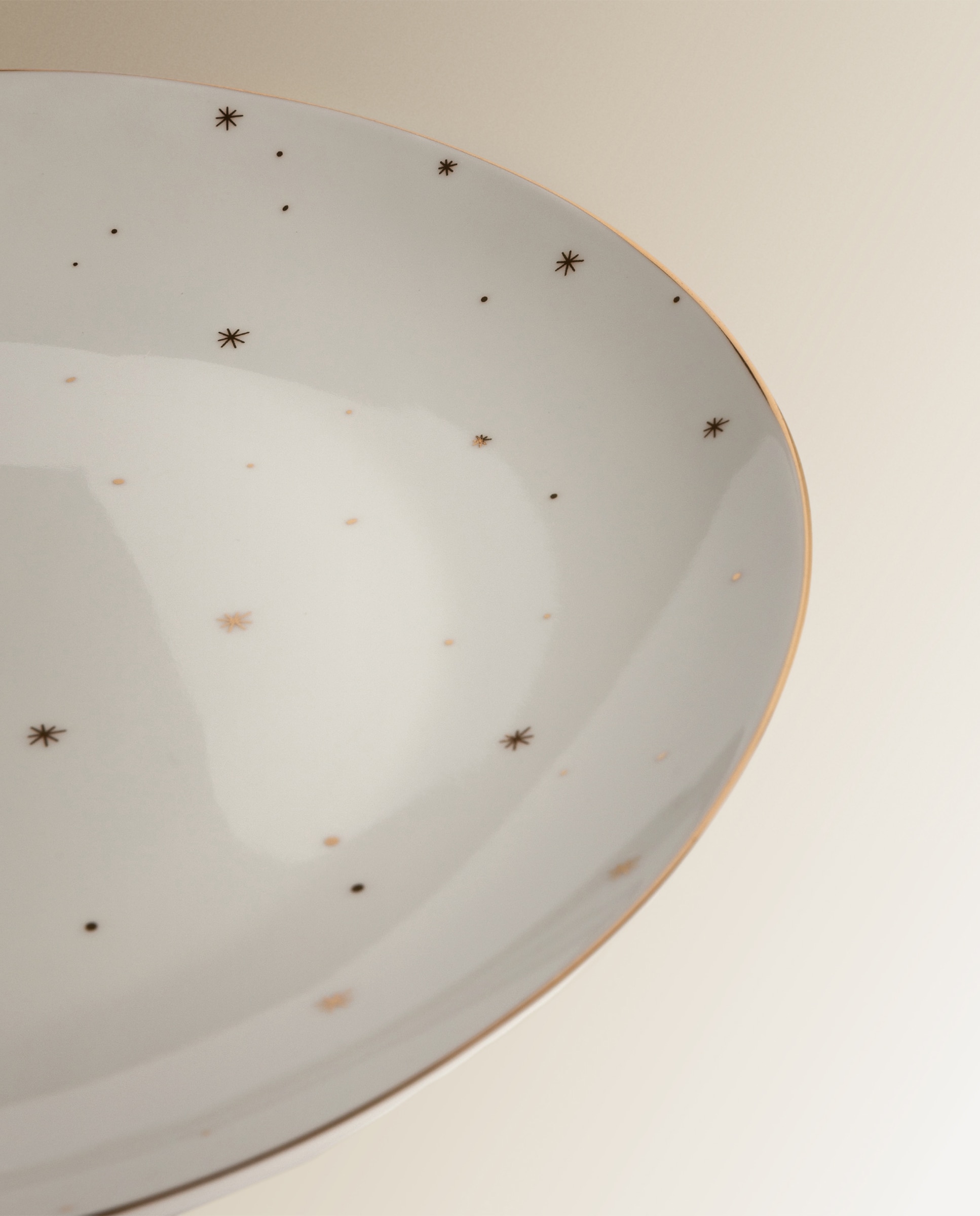 Prato Raso Estrelas Natal Branco-3