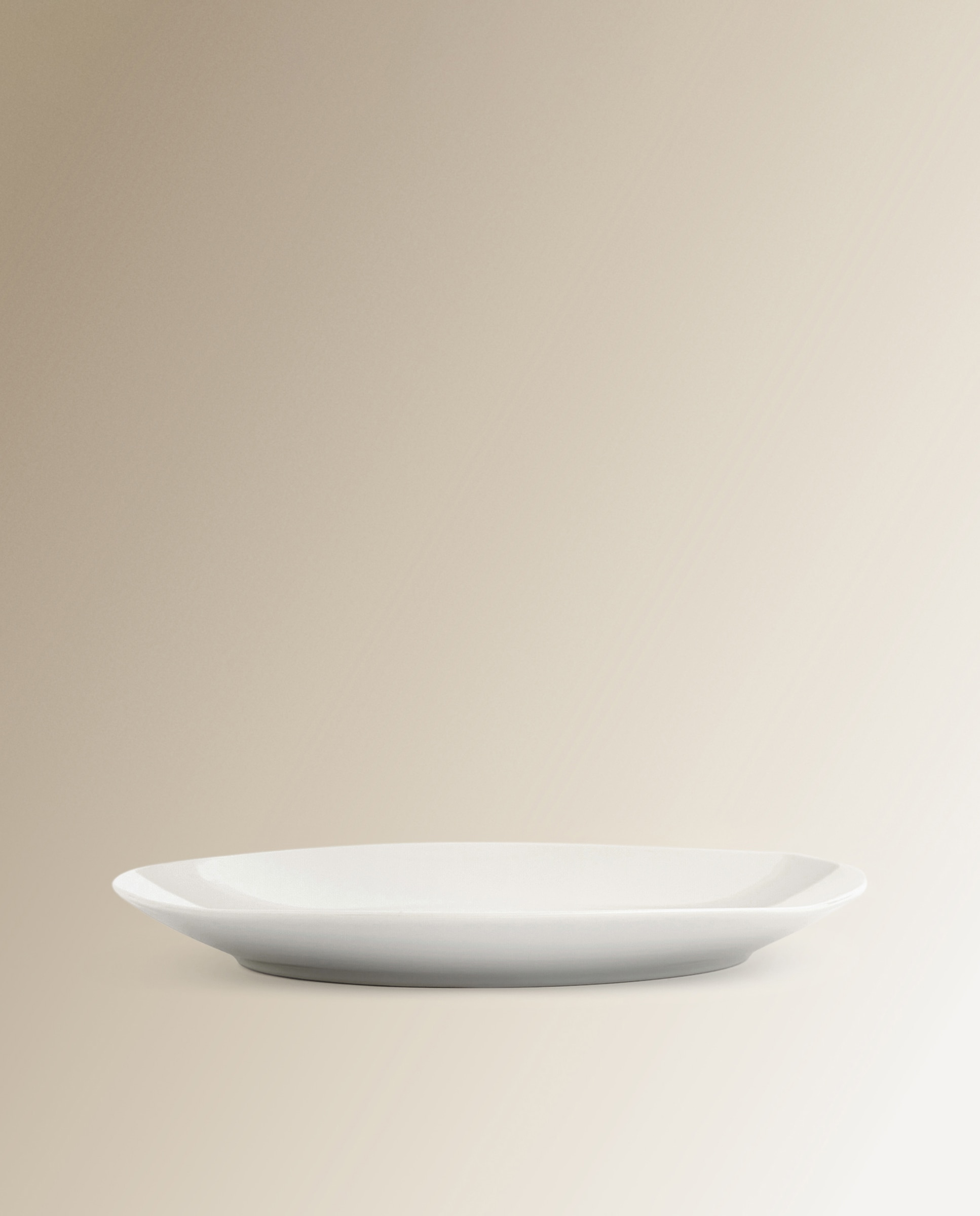Plato llano cuadrado Every Day Basics El Corte Inglés Blanco-2