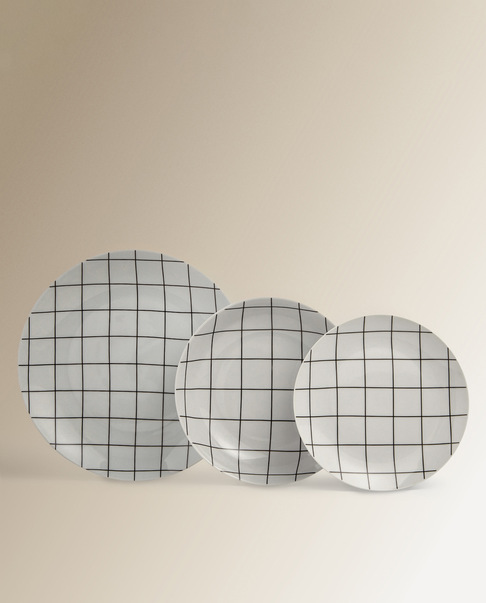 Plato llano Manhattan Basics El Corte Inglés Blanco-4