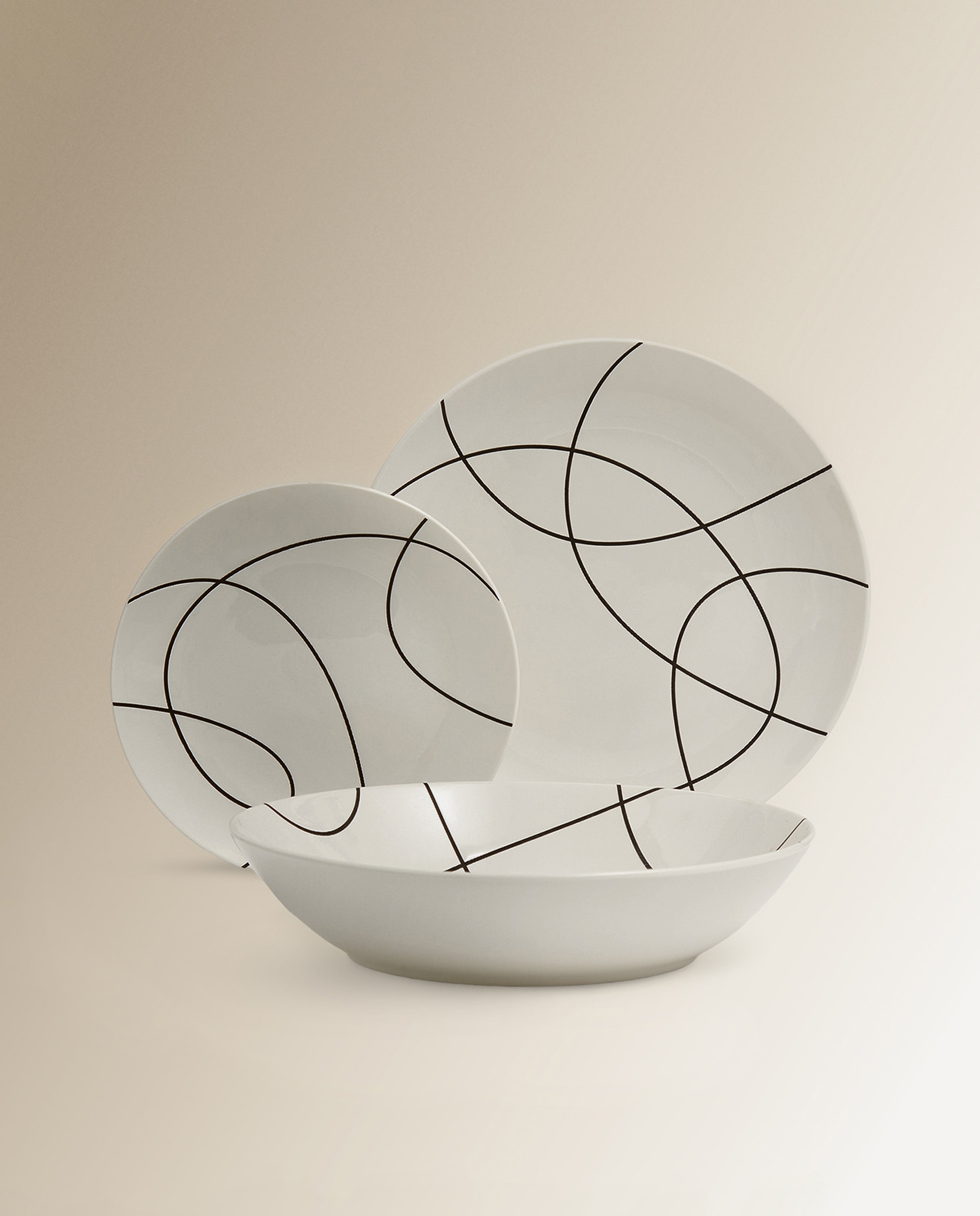 Plato llano Filo Basics El Corte Inglés Blanco-4