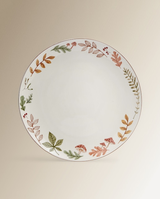 Imagen 0 de Plato llano Champiñón Basics El Corte Inglés