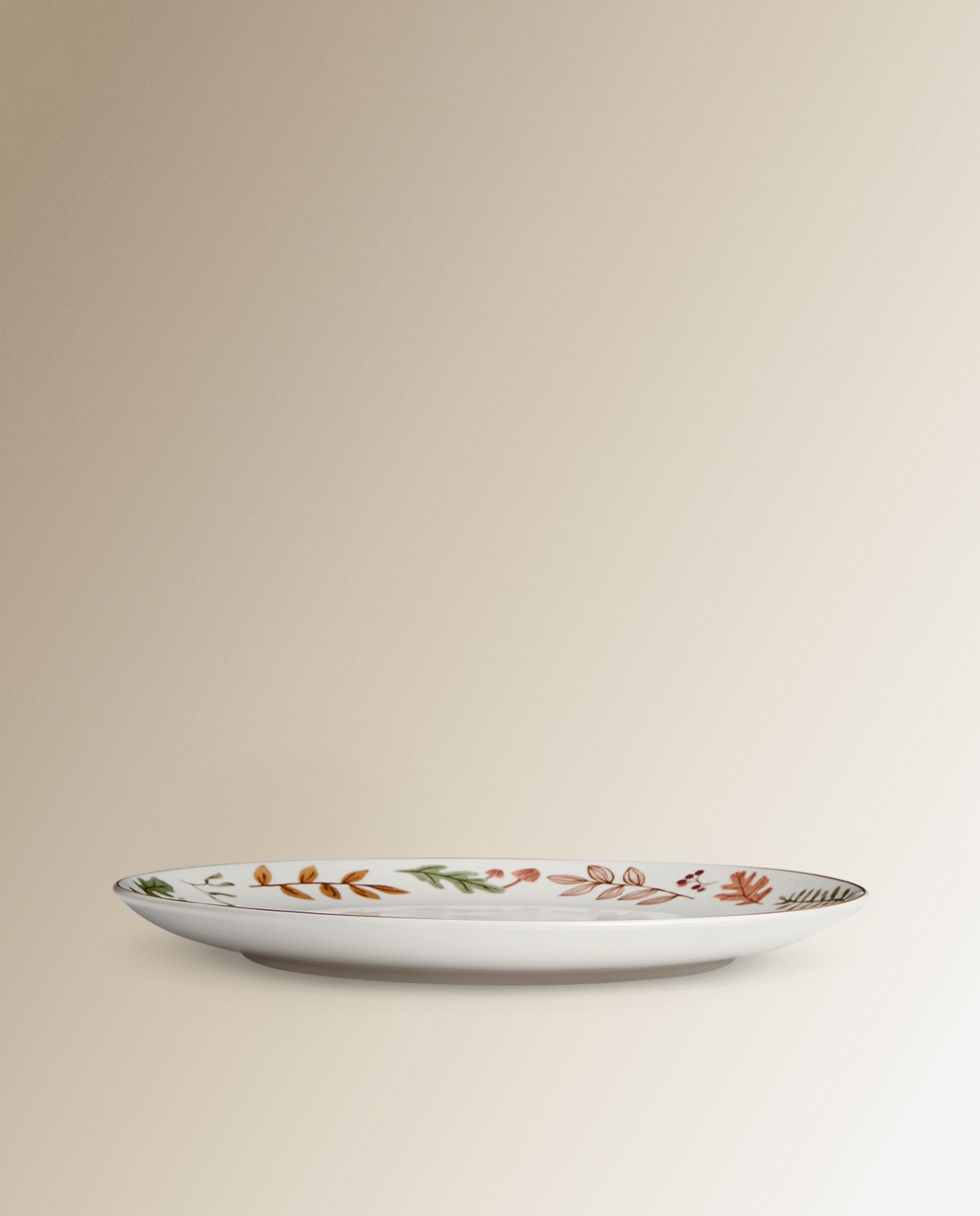 Plato llano Champiñón Basics El Corte Inglés Multicolor-2