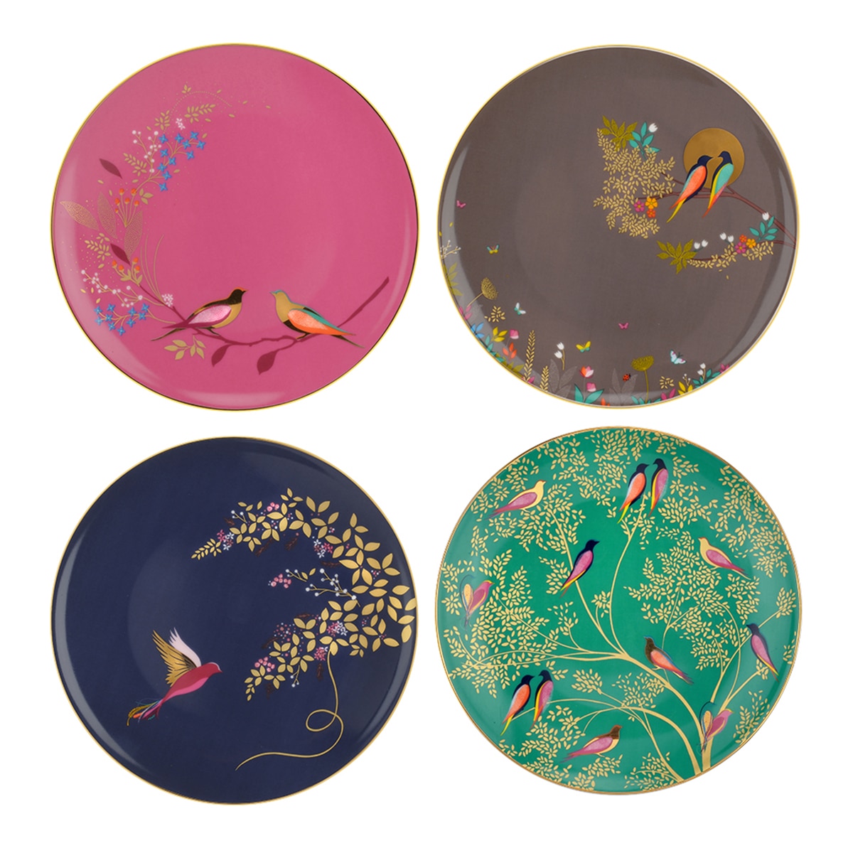 Portmeirion - Set de 4 platos llanos Sara-Miller Chelsea Portmeirion...
