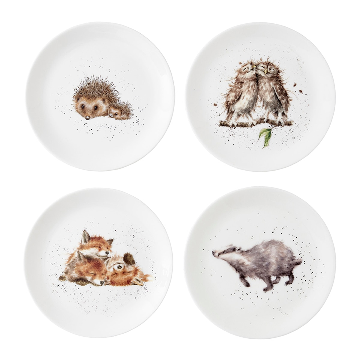 Imagem 0 de Conjunto de 4 Pratos de Sobremesa Wrendale Designs