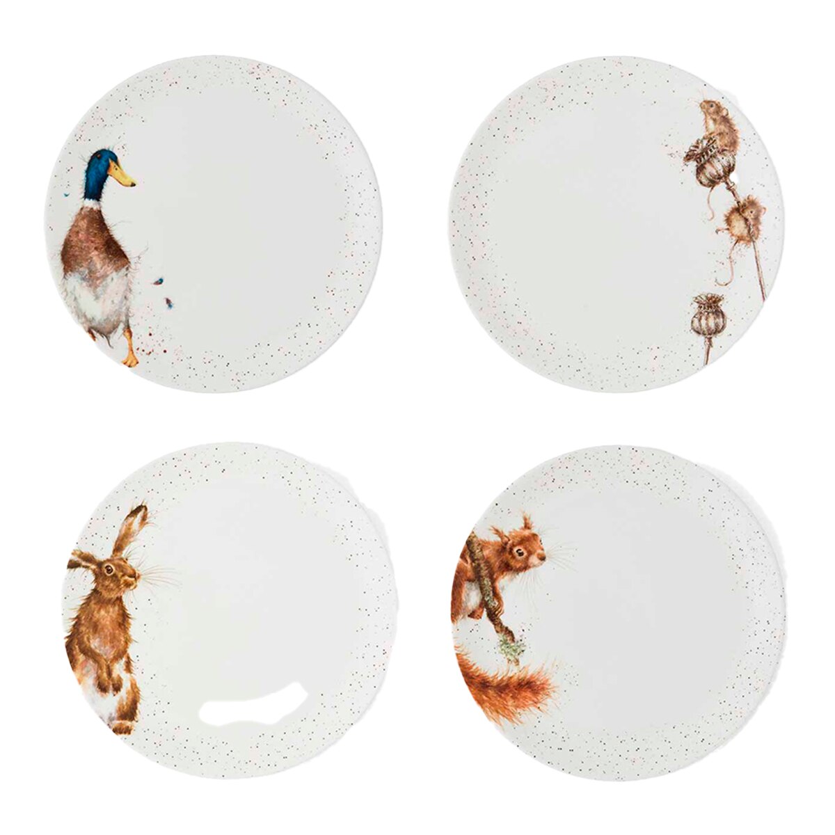Imagem 0 de Conjunto de 4 Pratos Rasos Wrendale Designs