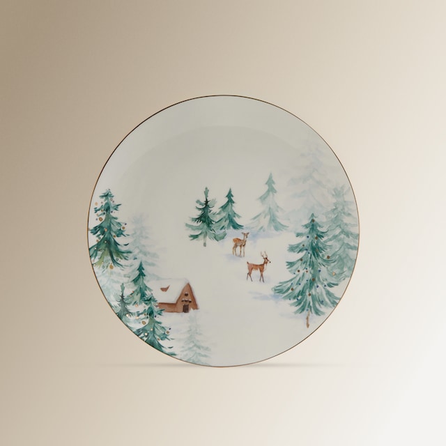 Imagen 0 de Plato llano Polo Norte Navidad El Corte Inglés