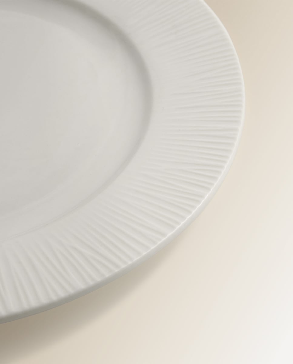 Plato llano Roma Basics El Corte Inglés Blanco-4