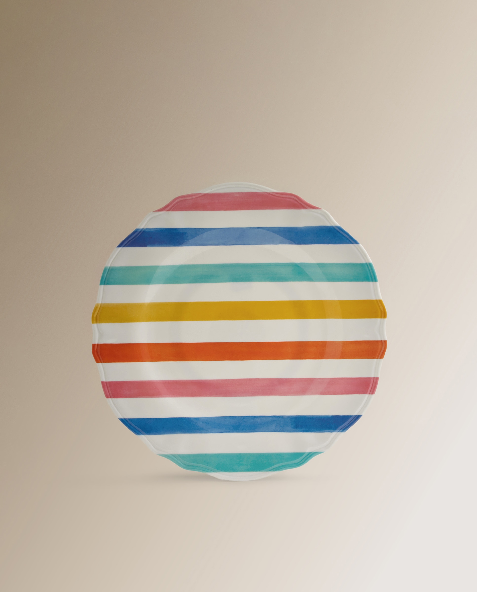 Plato llano de melamina Surfer Summer Basics El Corte Inglés Multicolor-1