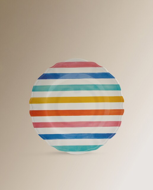 Imagen 0 de Plato llano de melamina Surfer Summer Basics El Corte Inglés