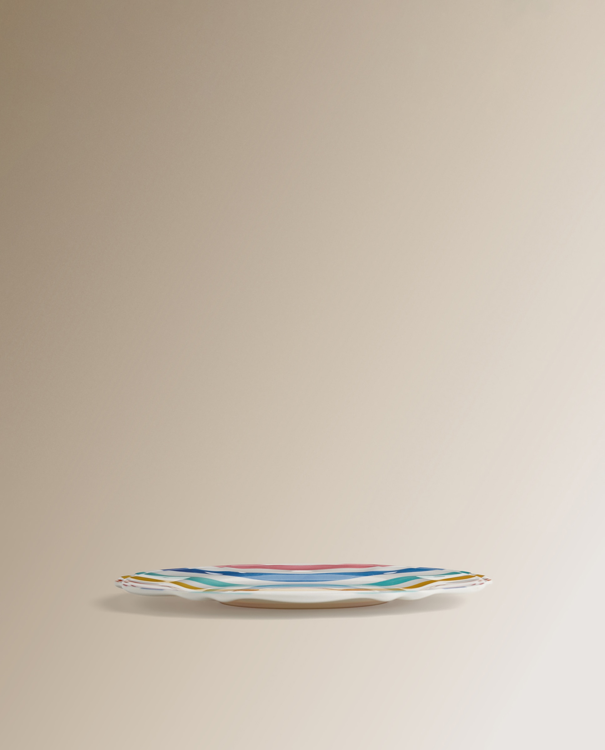 Plato llano de melamina Surfer Summer Basics El Corte Inglés Multicolor-3