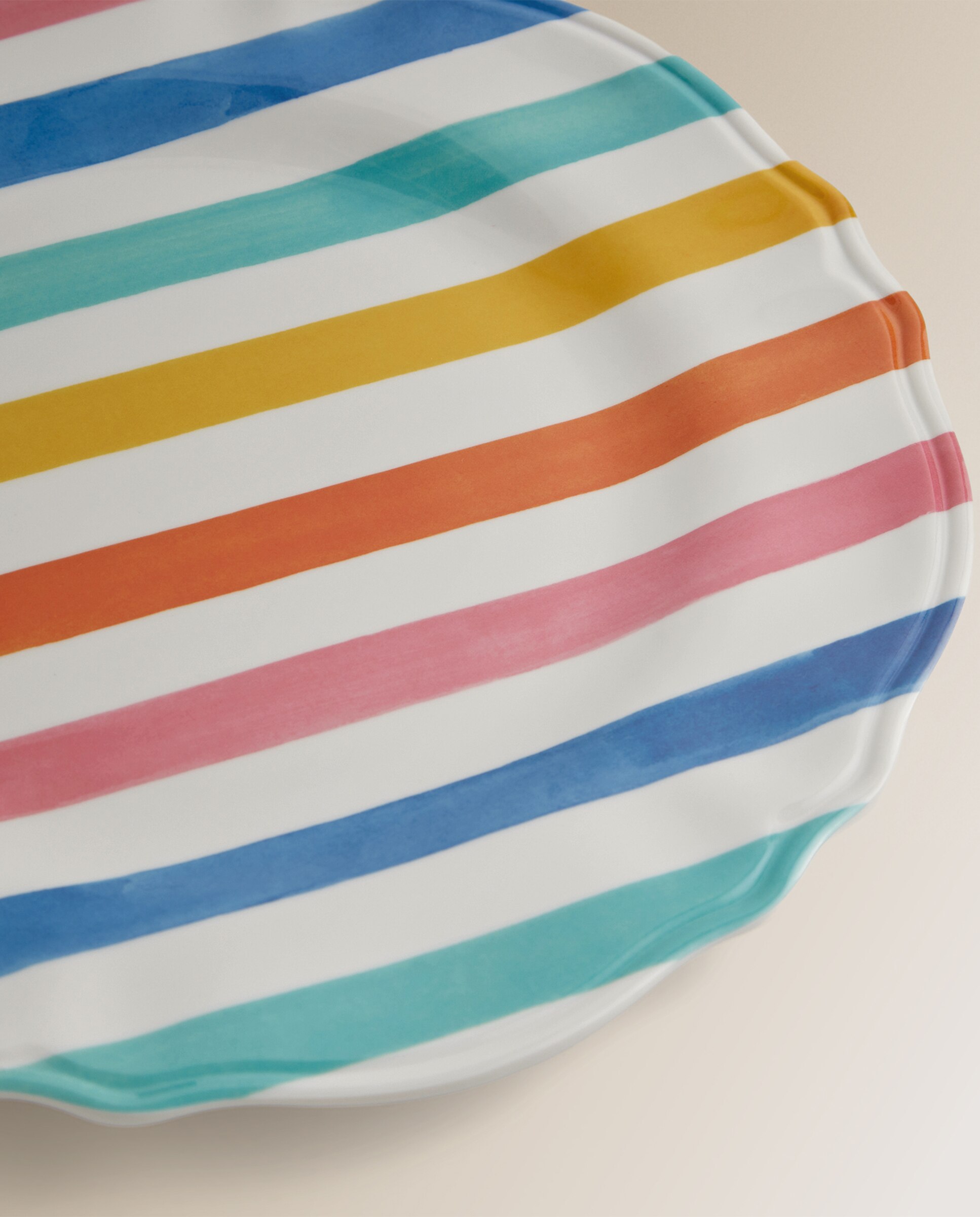 Plato llano de melamina Surfer Summer Basics El Corte Inglés Multicolor-4