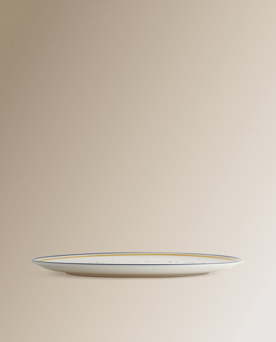 Plato llano de melamina Viaje Basics El Corte Inglés Multicolor-3