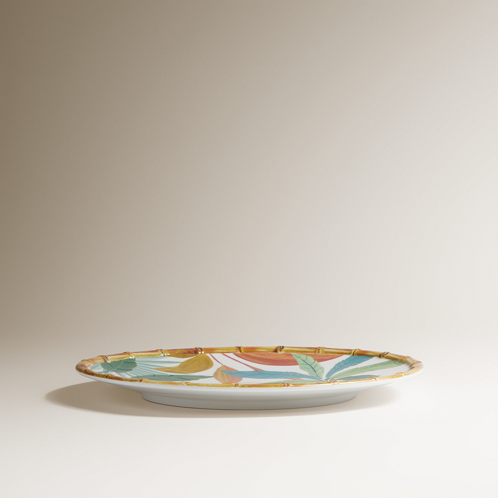 Prato Raso de Melamina Tropical Amali Multicolor-3