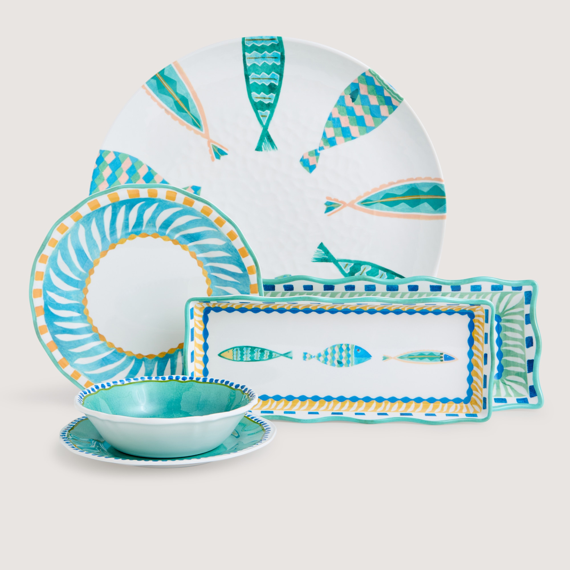 Prato Raso Liso de Melamina Atlantis Verde-5